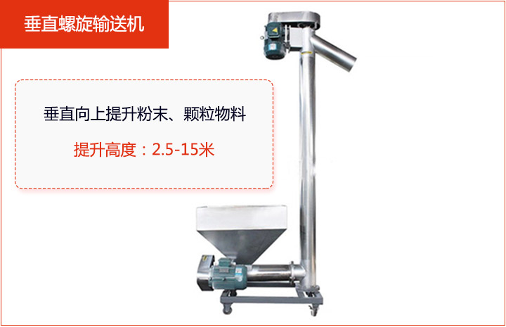 適合垂直或大傾角輸送粉狀、顆粒物料